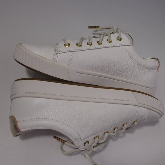 Sperry Women's Anchor Plushwave LTT White Leather Sneakers STS84978 Size 8 - Picture 3 of 7